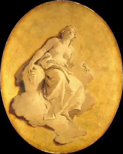 Kvinnlig allegorisk figur av Giovanni Battista Tiepolo