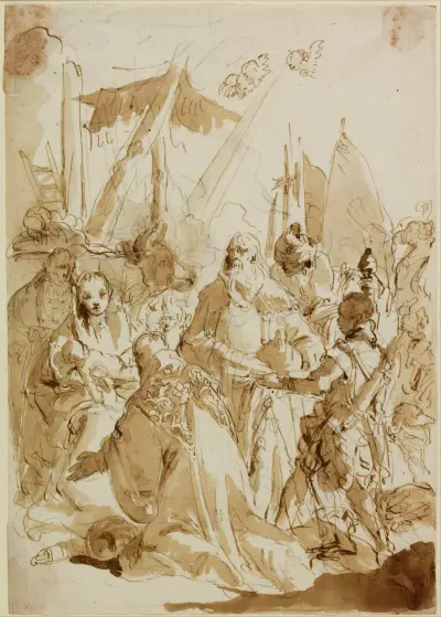 Adoration of the Magi av Giovanni Battista Tiepolo