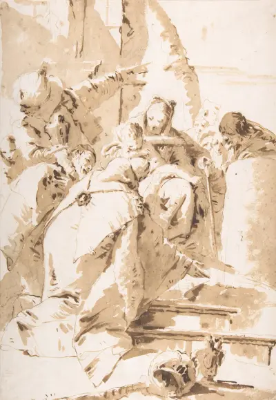 Adoration of the Magi av Giovanni Battista Tiepolo