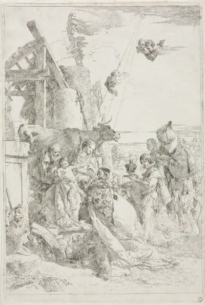 Adoration of the Magi av Giovanni Battista Tiepolo