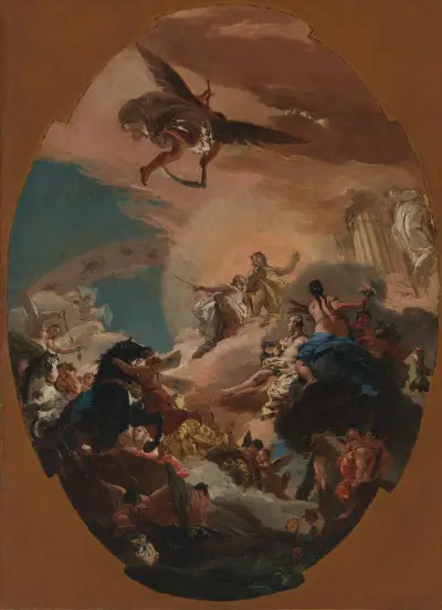 Apollo and Phaëthon av Giovanni Battista Tiepolo