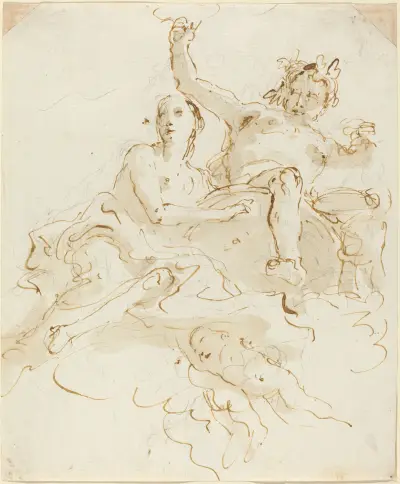 Bacchus och Ariadne av Giovanni Battista Tiepolo