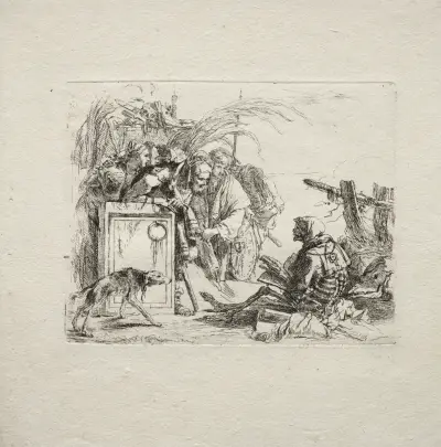 Döden ger audiens av Giovanni Battista Tiepolo