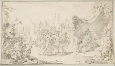 General förd i triumf av Giovanni Battista Tiepolo