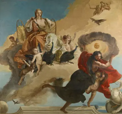 Juno och Luna av Giovanni Battista Tiepolo