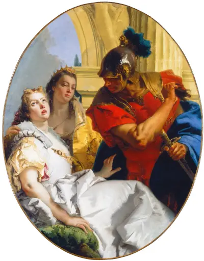 Scen ur antikens historia av Giovanni Battista Tiepolo