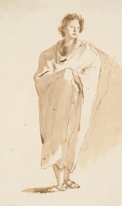 Stående yngling av Giovanni Battista Tiepolo