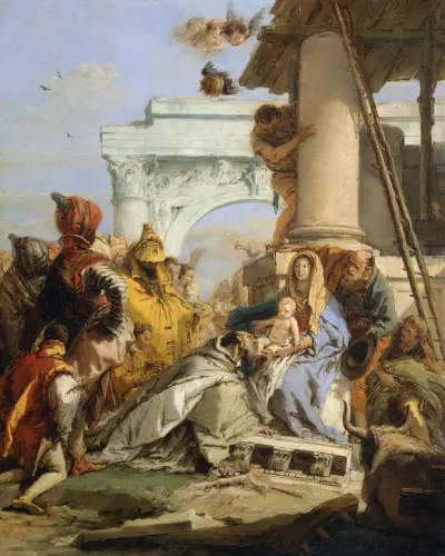 The Adoration of the Magi av Giovanni Battista Tiepolo