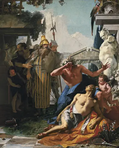 Hyakinthos död av Giovanni Battista Tiepolo