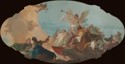 Barbarofamiljens förhärligande av Giovanni Battista Tiepolo