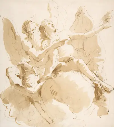 Tiden och Sanningen av Giovanni Battista Tiepolo