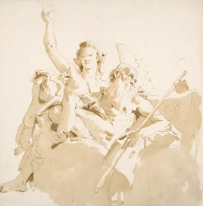Tiden och sanningen av Giovanni Battista Tiepolo