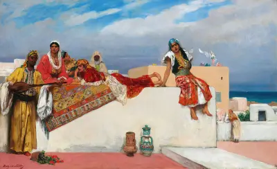 An Afternoon Idyll av Jean-Joseph-Benjamin Constant