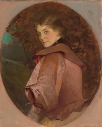Mary Newton Foote Henderson av Jean-Joseph-Benjamin Constant