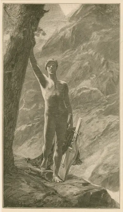 Orpheus av Jean-Joseph-Benjamin Constant