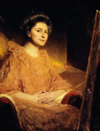Portrait d’Angèle Delasalle av Jean-Joseph-Benjamin Constant