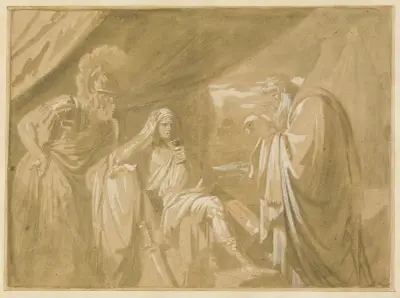 Alexanders förtroende för sin läkare Filip av Benjamin West