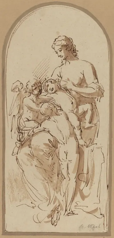Charity av Benjamin West