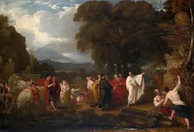 Cicero entdeckt das Grab des Archimedes von Benjamin West