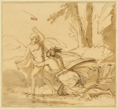 Josef och Potifars hustru av Benjamin West