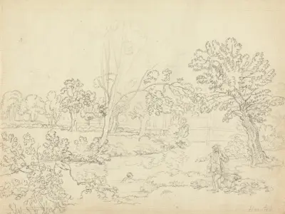 Landschaft bei Henstead von Benjamin West