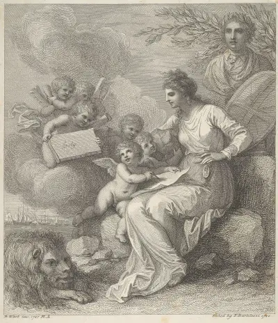 Pax Artium Nutrix av Benjamin West