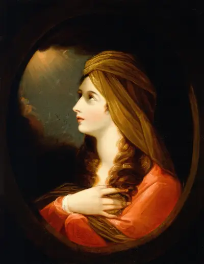 Bildnis einer Dame von Benjamin West