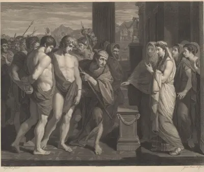 Pylades and Orestes av Benjamin West