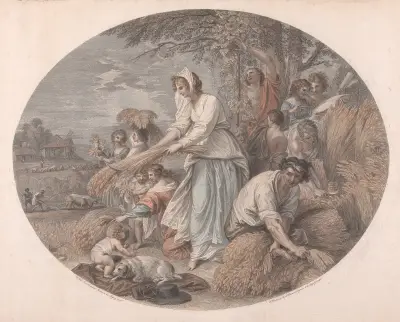 Skördemän av Benjamin West