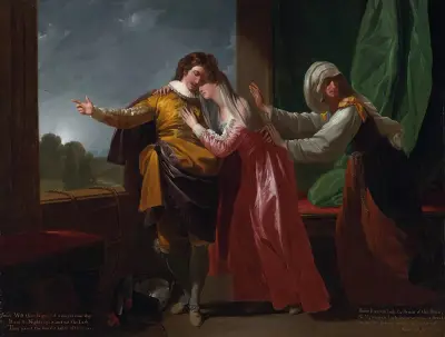 Romeo and Juliet av Benjamin West