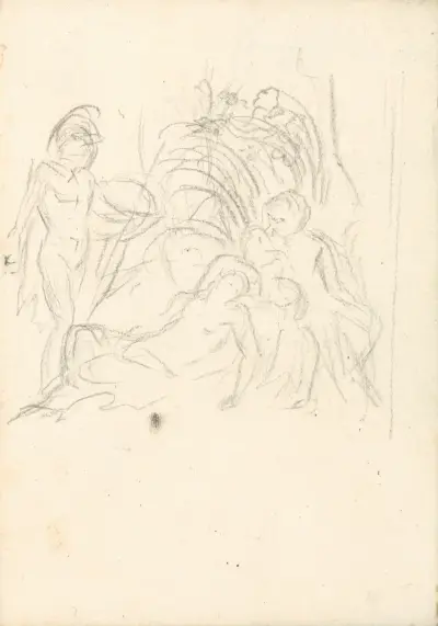 Skiss av Benjamin West