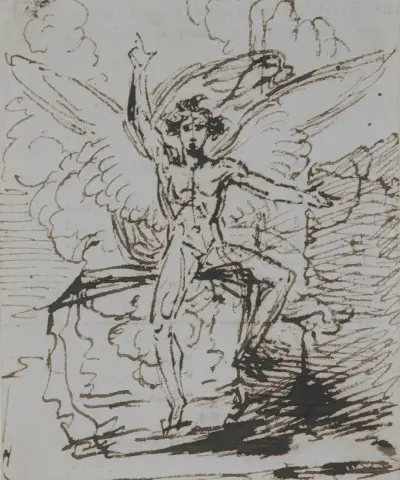 Der Engel am Grab Christi, 1812 von Benjamin West