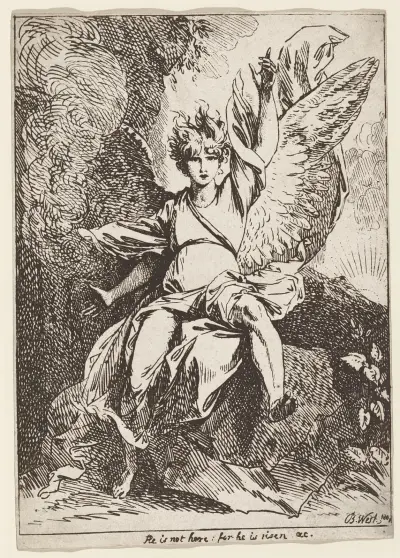Uppståndelsens ängel av Benjamin West