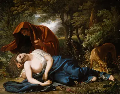 Der Tod der Prokris von Benjamin West