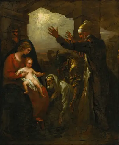 Konungarnas offer av Benjamin West