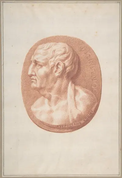 Presumed Portrait of Phocion av Bernard Picart