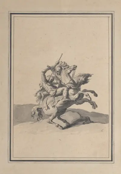 Vignette from the Battle of Milvian – nr 1 av Bernard Picart
