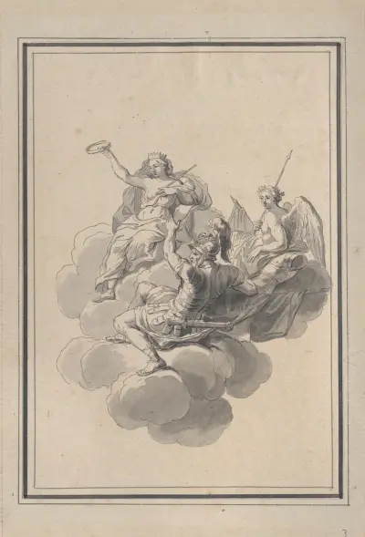 Vignette from the Galerie des Glaces, Versailles – nr 1 av Bernard Picart