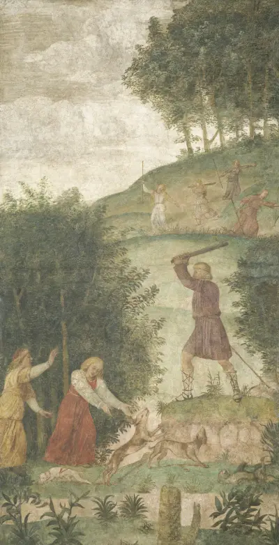 Cephalus Punished at the Hunt av Bernardino Luini