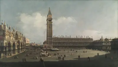 Piazza San Marco, Venice av Bernardo Bellotto