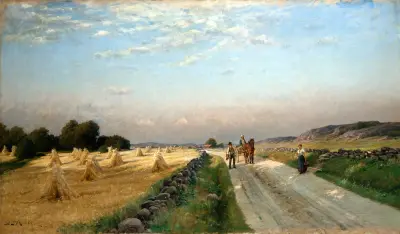 Autumn Landscape from Hisingen, Göteborg von Berndt Lindholm