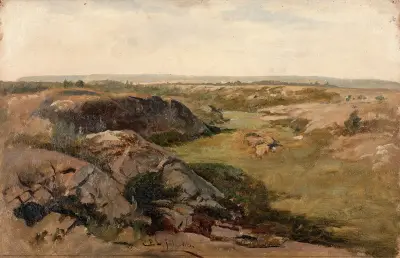 Undulating Country. Study av Berndt Lindholm