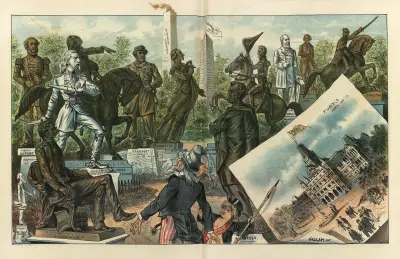 No more of those hideous monuments! av Bernhard Gillam