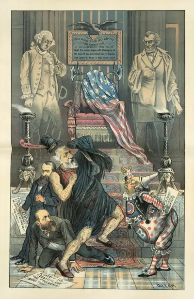 The honor of the country in danger av Bernhard Gillam