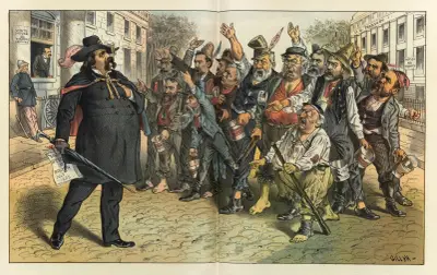 The new leader and the old chorus, Bernhard Gillam