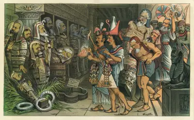 The receiving-vault of the Republican politicians who defied public morality av Bernhard Gillam