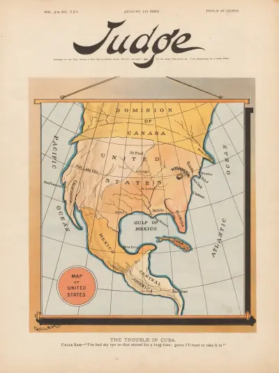 The Trouble In Cuba av Bernhard Gillam