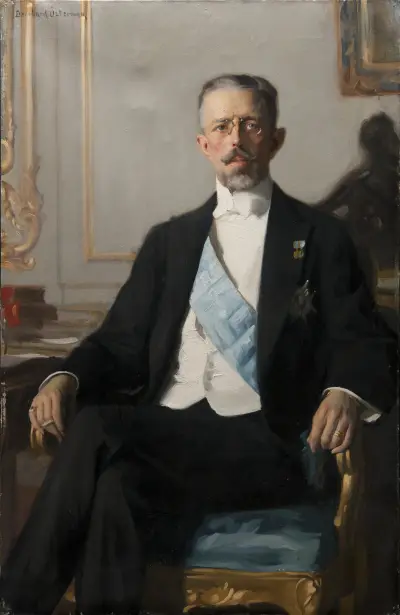 Gustav V (1858–1950), kronprins av Sverige och Norge, kung av Sverige av Bernhard Österman