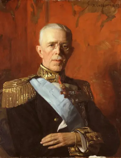 Gustav V (1858–1950), Sveriges konung av Bernhard Österman