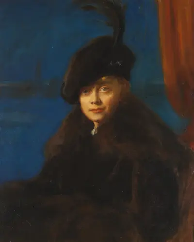 Hilda Österman av Bernhard Österman